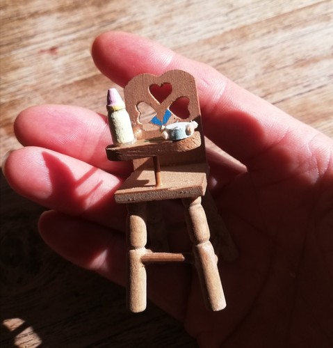 Chaise haute bébé - , miniature